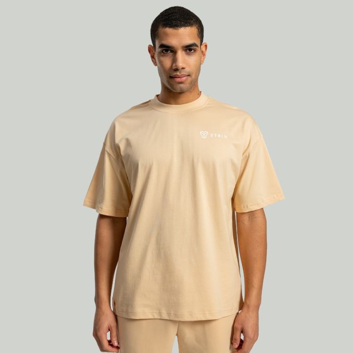 Oversized T-Shirt in Sandshell - STRIX M
