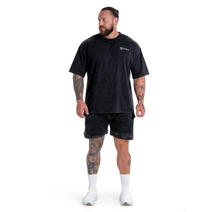 Oversized T-Shirt in Washed Black - STRIX XL