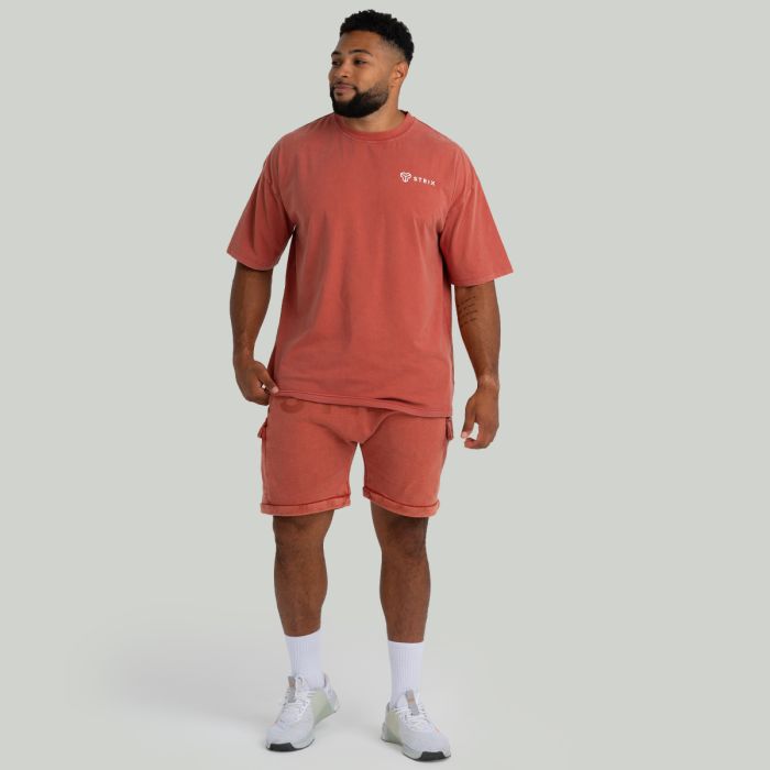 Oversized T-Shirt in Washed Terra - STRIX M