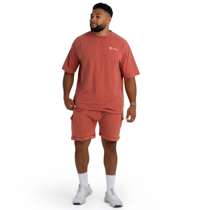 Oversized T-Shirt in Washed Terra - STRIX M