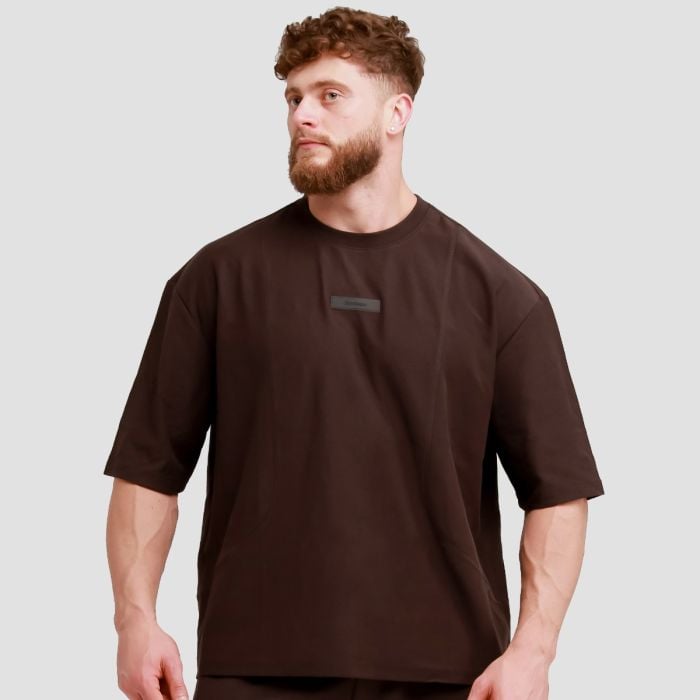 Unstoppable Oversized T-Shirt in Brown - GymBeam XL