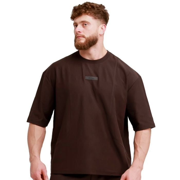 Unstoppable Oversized T-Shirt in Brown - GymBeam XL