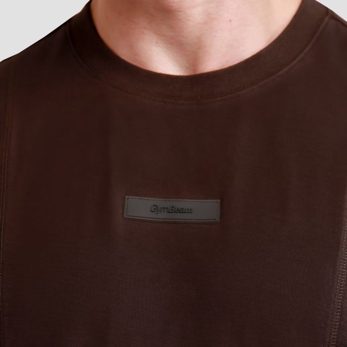Unstoppable Oversized T-Shirt in Brown - GymBeam XL
