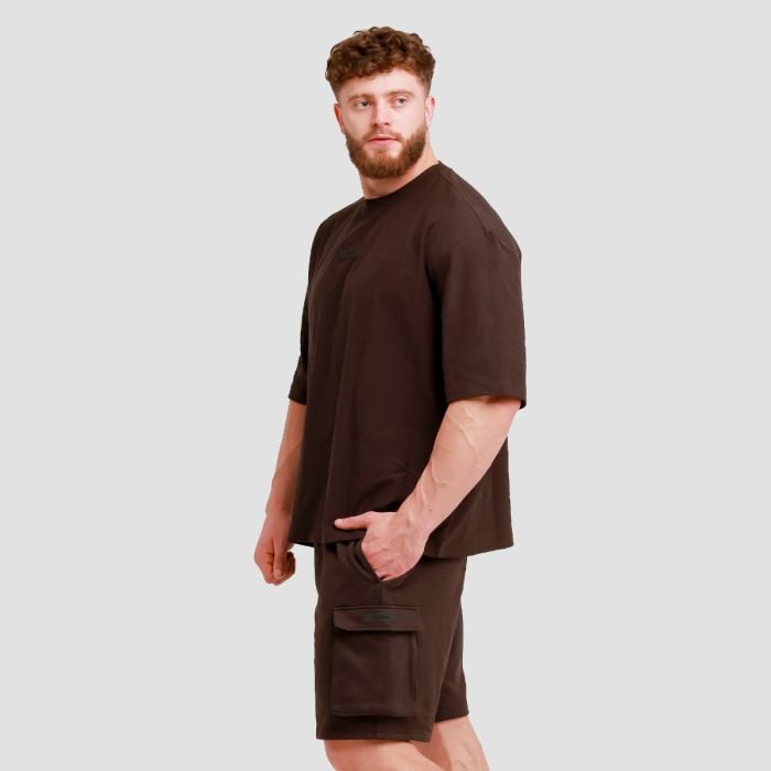 Unstoppable Oversized T-Shirt in Brown - GymBeam XL