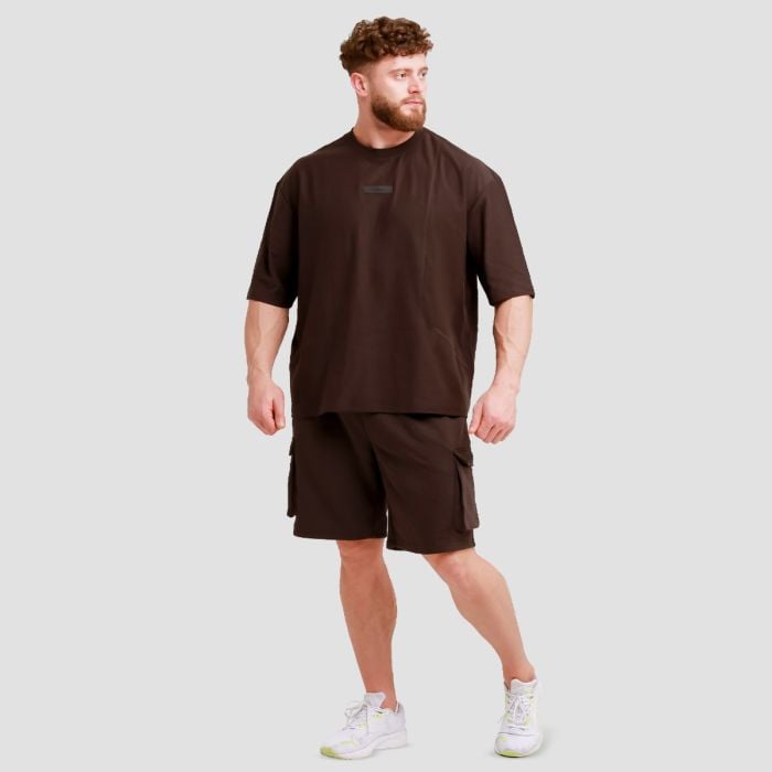Unstoppable Oversized T-Shirt in Brown - GymBeam XL