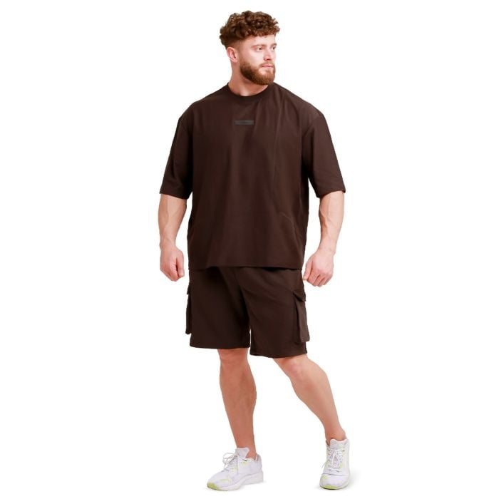 Unstoppable Oversized T-Shirt in Brown - GymBeam XL