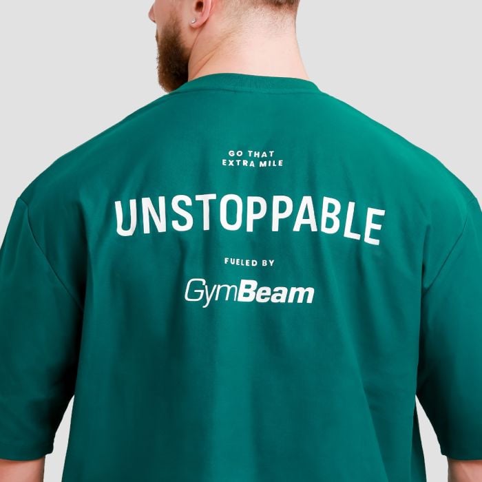 Unstoppable Oversized T-Shirt in Green - GymBeam XL