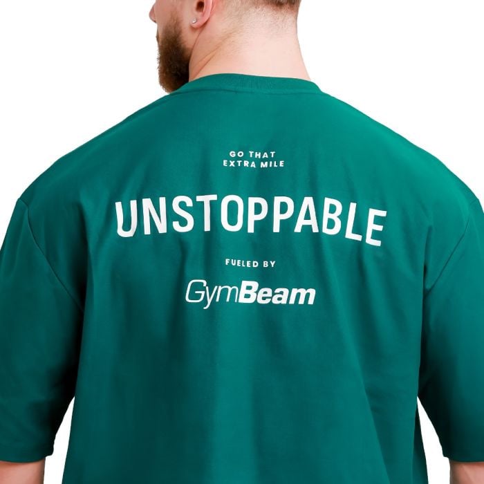 Unstoppable Oversized T-Shirt in Green - GymBeam XL