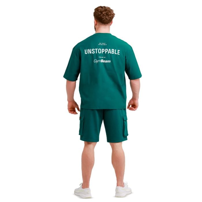 Unstoppable Oversized T-Shirt in Green - GymBeam XL