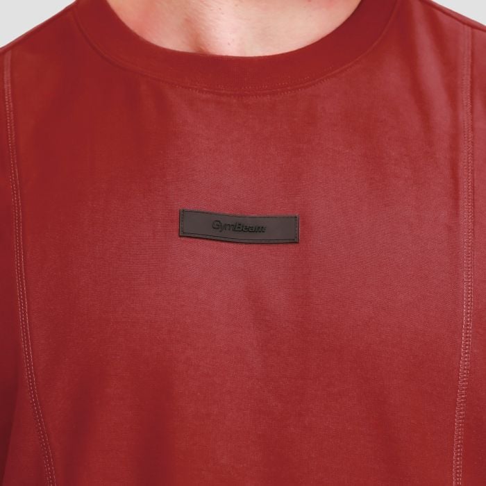 Unstoppable Oversized T-Shirt in Red - GymBeam L