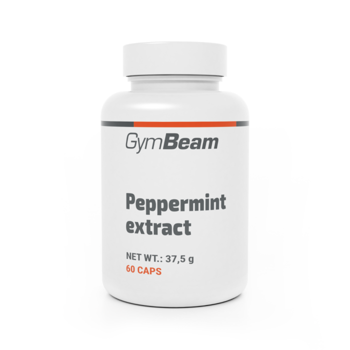 Pfefferminzextrakt - GymBeam 60 Kapseln