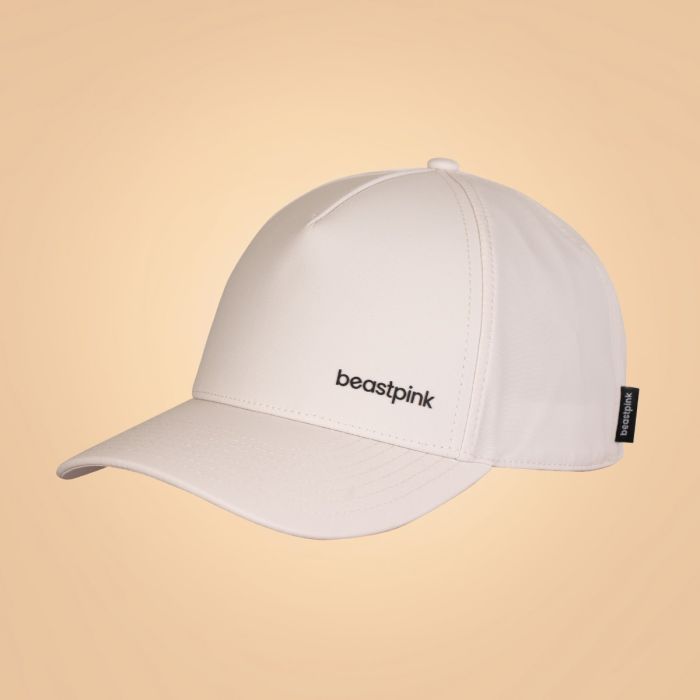 Ponytail Cap in Ivory - BeastPink single_variant