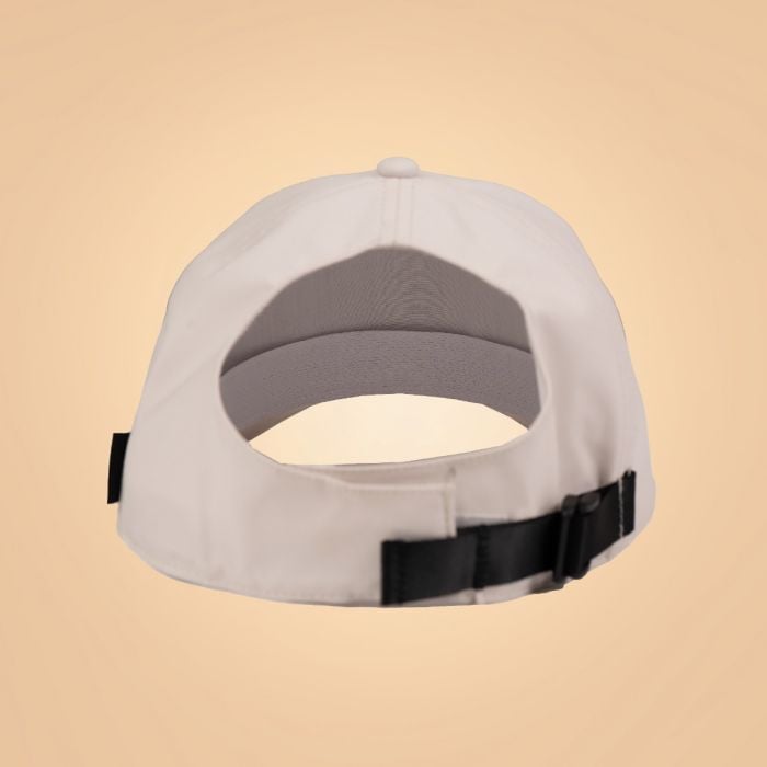 Ponytail Cap in Ivory - BeastPink single_variant