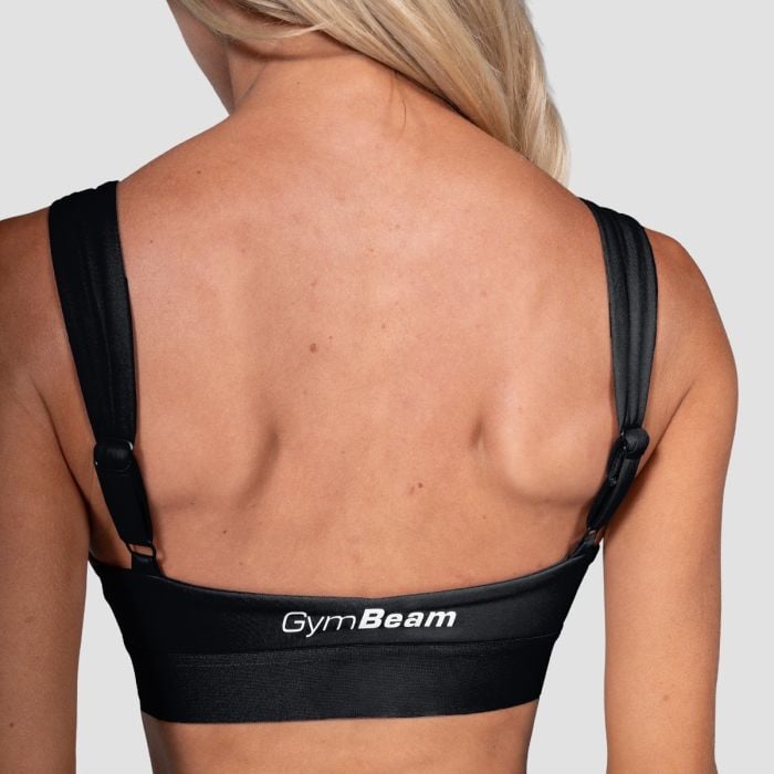Prime Sports Bra Black - GymBeam XL