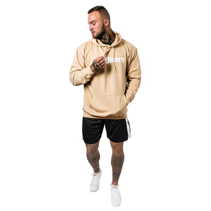 PRO Hoodie für Männer Sand - GymBeam L - sand - white