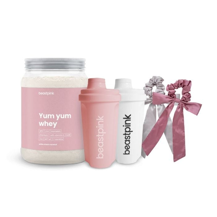 Yum Yum Whey - BeastPink 30 g - Karamellplätzchen