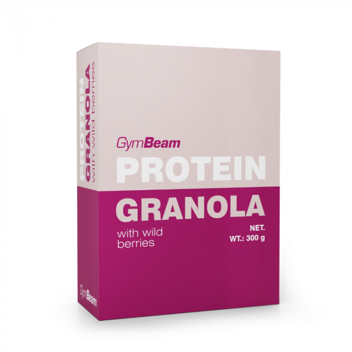 Protein Granola mit Waldbeeren - GymBeam 300 g