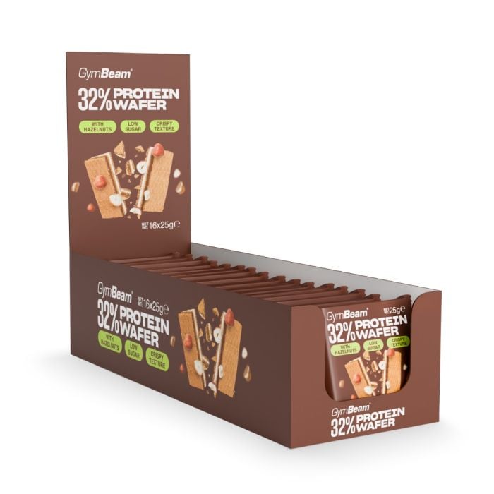 32% Protein Wafer - GymBeam 25 g - 00