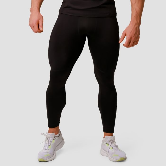 Pulse Laufleggings in Black - GymBeam L