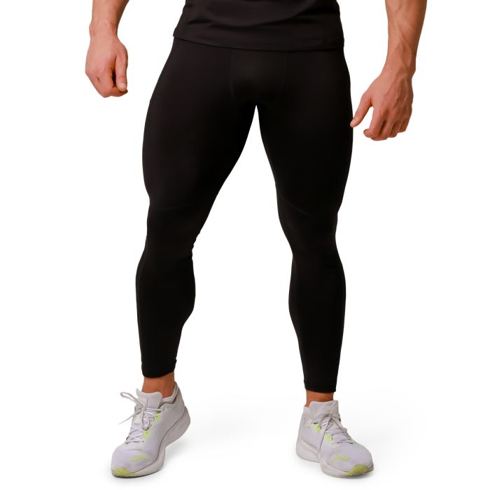 Pulse Laufleggings in Black - GymBeam L