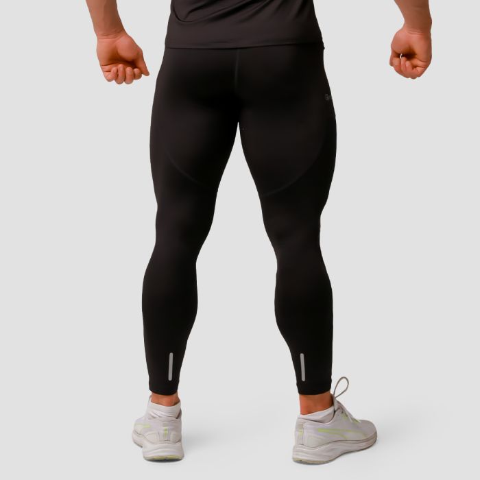 Pulse Laufleggings in Black - GymBeam L
