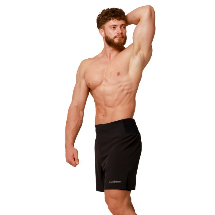 Pulse Laufshorts 2in1 in Black - GymBeam M