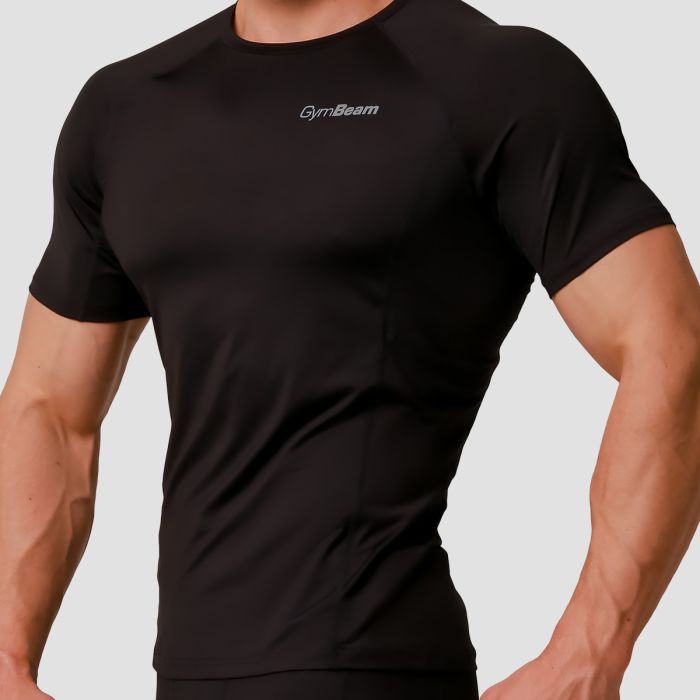 Pulse Running T-Shirt in Black - GymBeam L