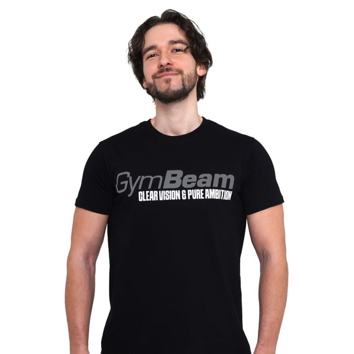Pure Ambition T-shirt Black - GymBeam XXXL