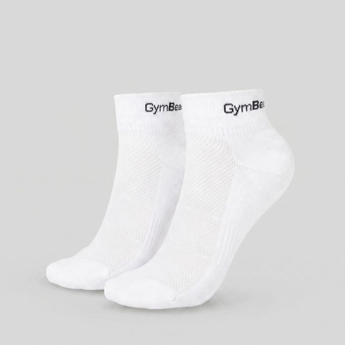 Quarter Socken 3er Pack in White - GymBeam M