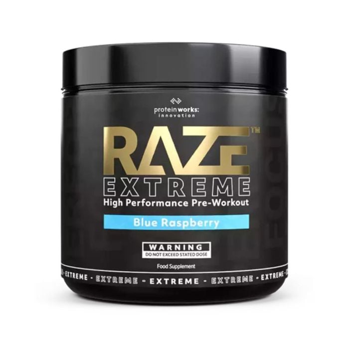 Raze Extreme - The Protein Works 360 g - blaue Himbeere