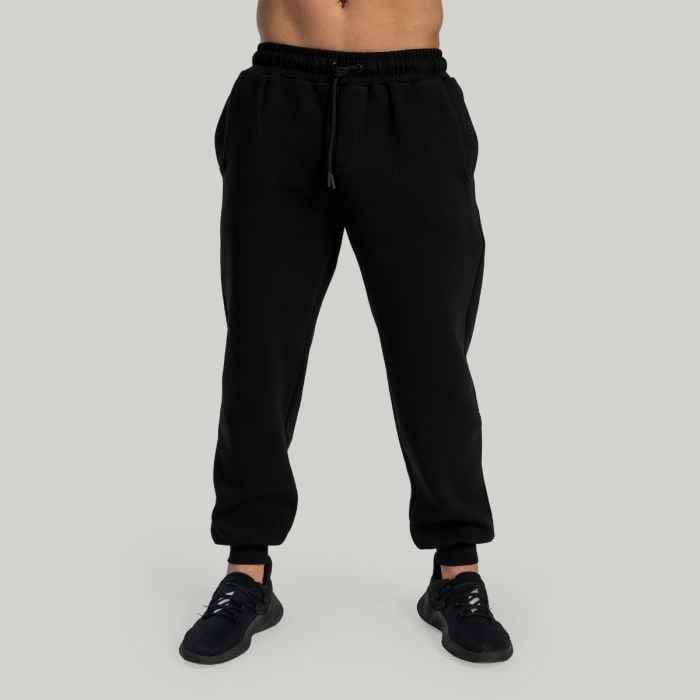 Relaxed Joggers in Black - STRIX L