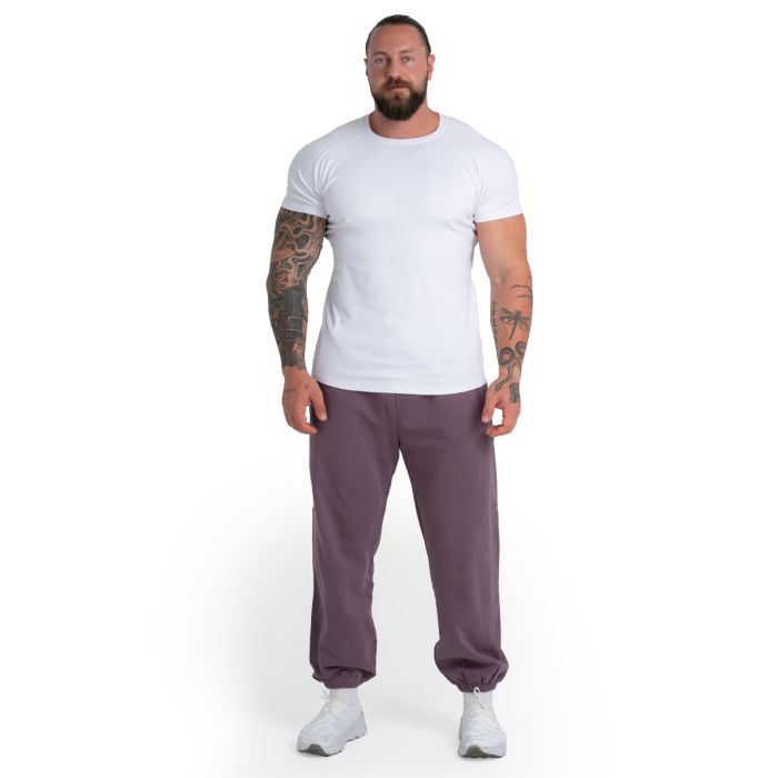 Ribbed T-Shirt in White - STRIX M