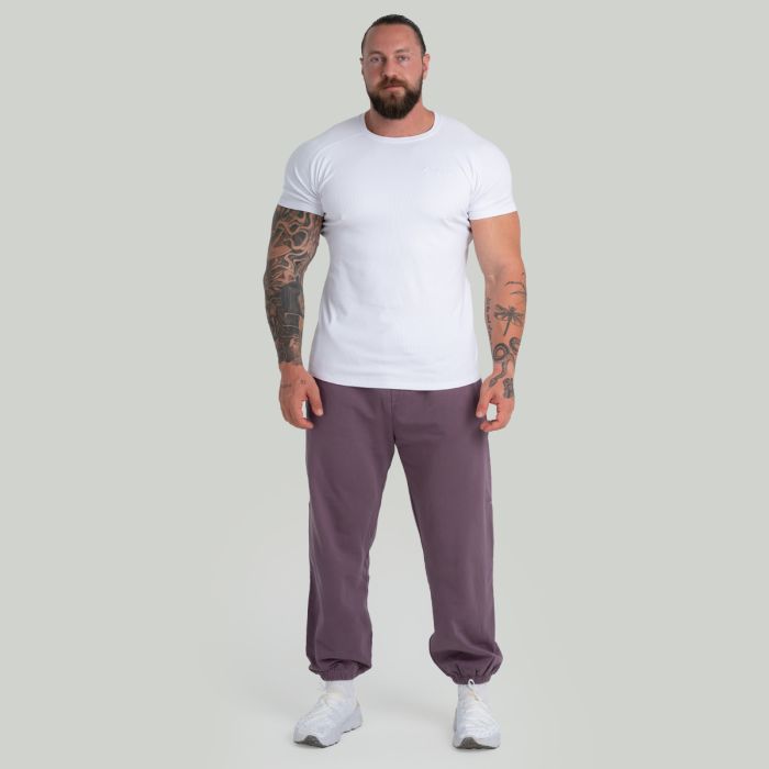 Ribbed T-Shirt in White - STRIX M