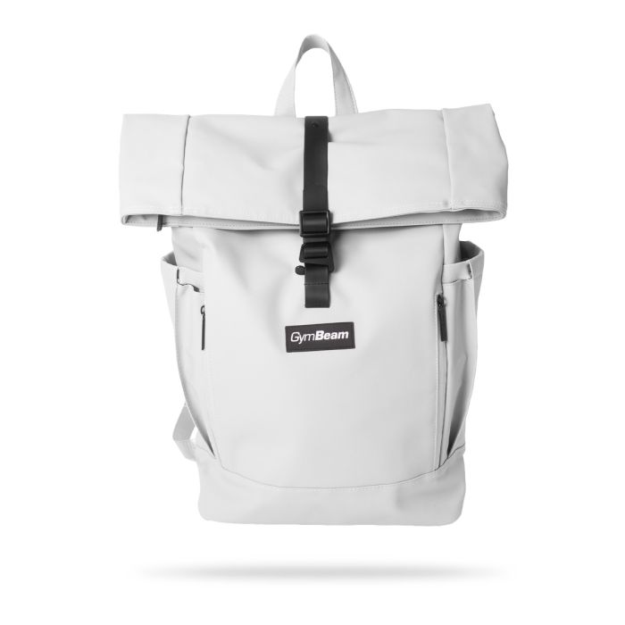 Rolltop Rucksack in White - GymBeam single_variant