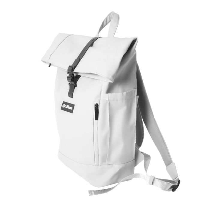 Rolltop Rucksack in White - GymBeam single_variant