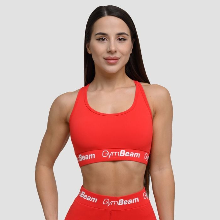 Simple Sport-BH in Rouge Red - GymBeam XL