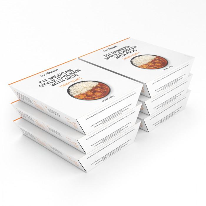 FIT Fertiggericht Hähnchen auf mexikanische Art mit Reis - GymBeam 420 g