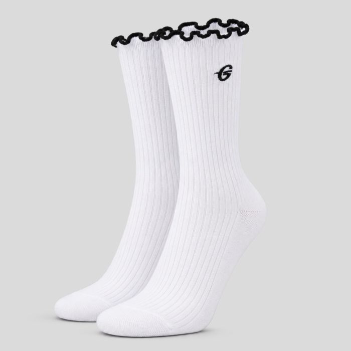 Ruffle Socks 3Pack Pink- GymBeam M