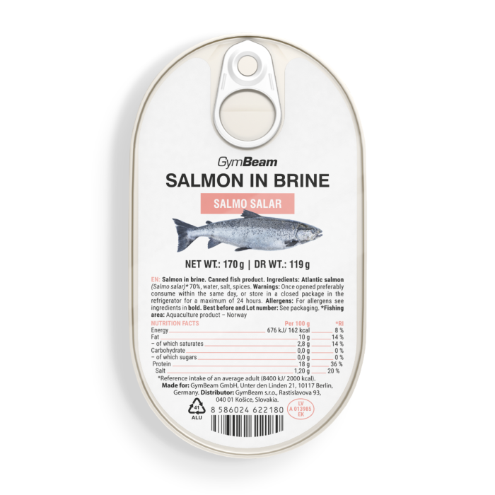 Lachs in Salzlake - GymBeam 170 g