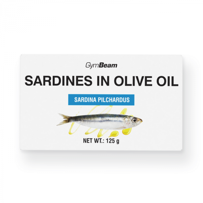 Sardinen in Olivenöl - GymBeam 125 g