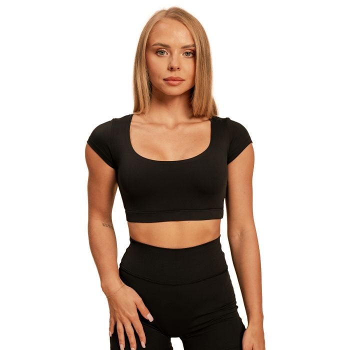 Sense Cropped T-Shirt für Frauen in Black - BeastPink M