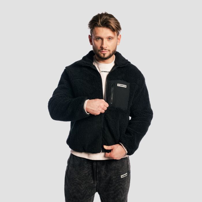 Sherpa Jacket Black - GymBeam L