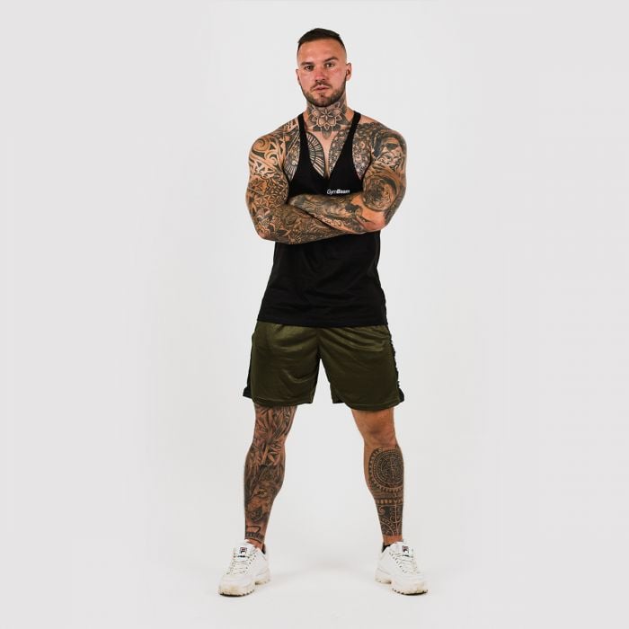 Vertical Shorts für Männer in Military Green - GymBeam L