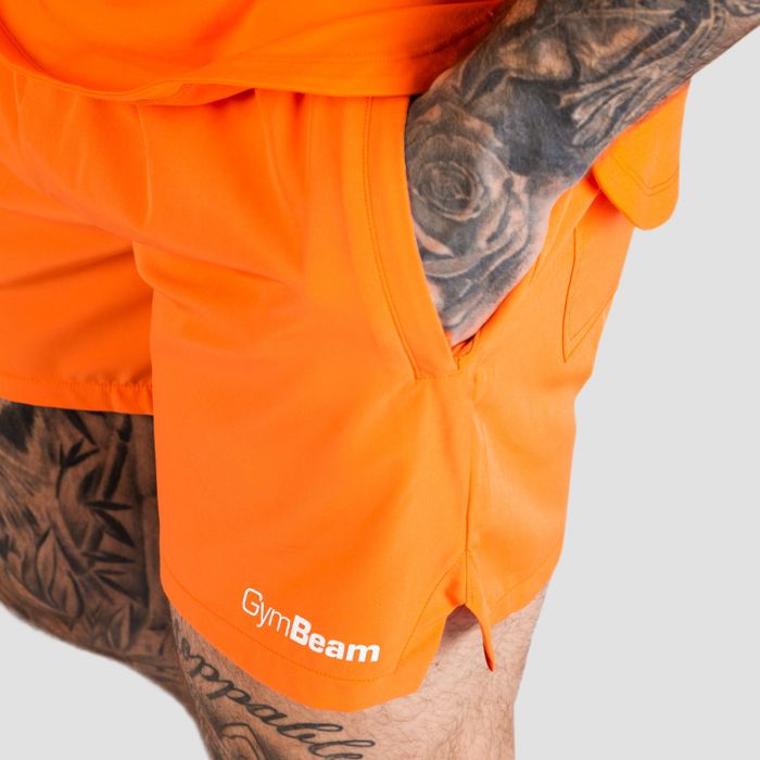 TRN Shorts in Orange - GymBeam M