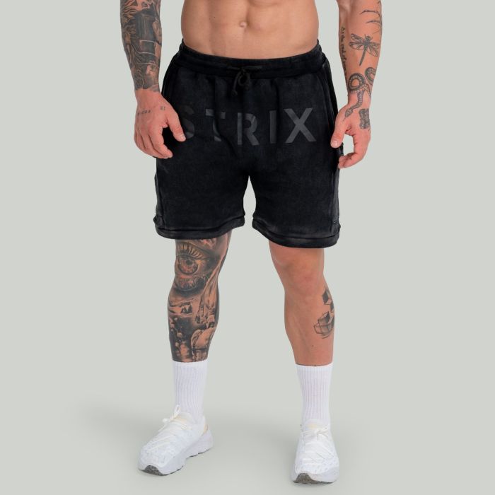 Shorts in Washed Black - STRIX XL