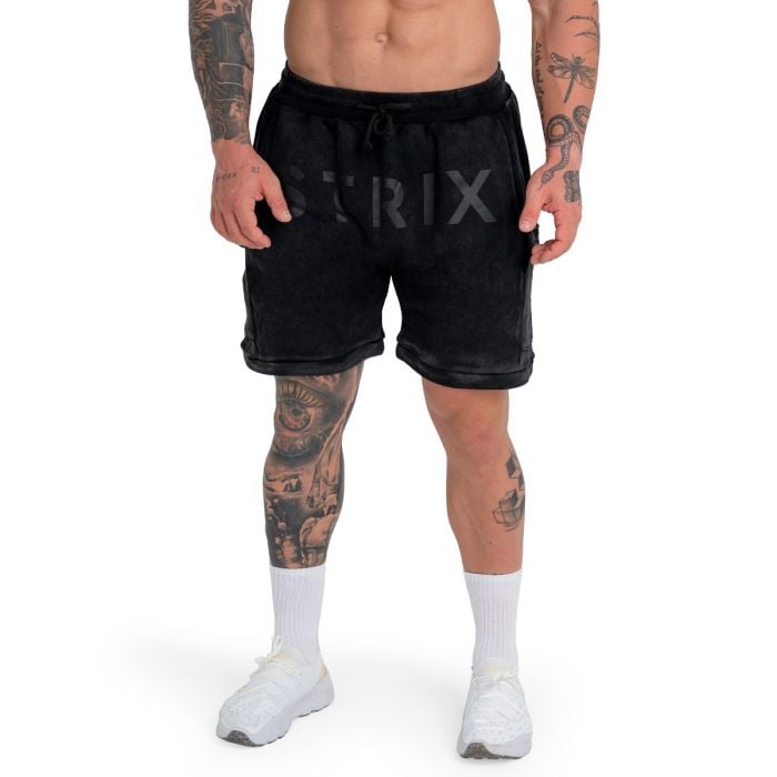 Shorts in Washed Black - STRIX XL