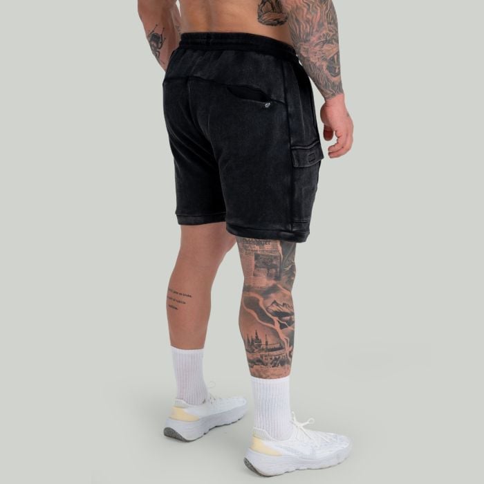 Shorts in Washed Black - STRIX XL