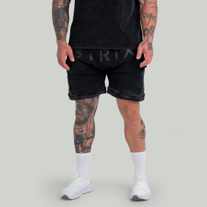 Shorts in Washed Black - STRIX XL