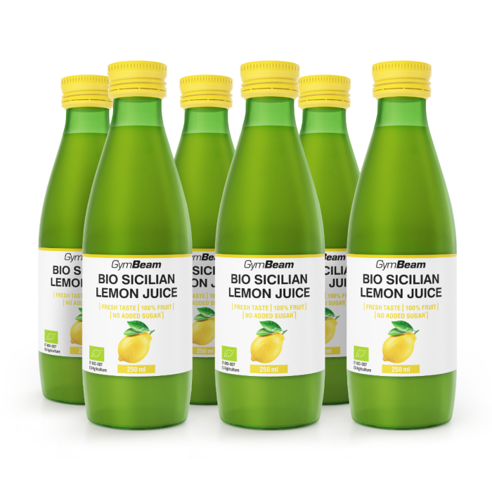 BIO Sicilian lemon juice - GymBeam 250 ml