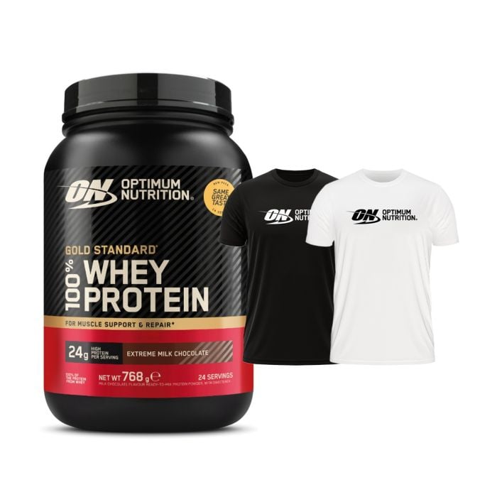 100% Whey Gold Standard - Optimum Nutrition + Geschenke 2015 g - doppelt reichhaltige Schokolade